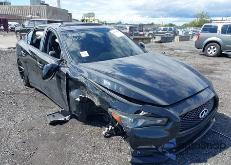 2017 Infiniti Q50 3.0T Premium from USA, damaged, VIN JN1EV7AP1HM735587